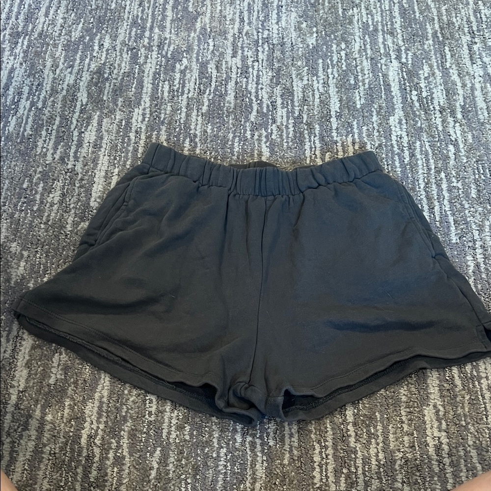 Garage Black High Waist Women's Shorts